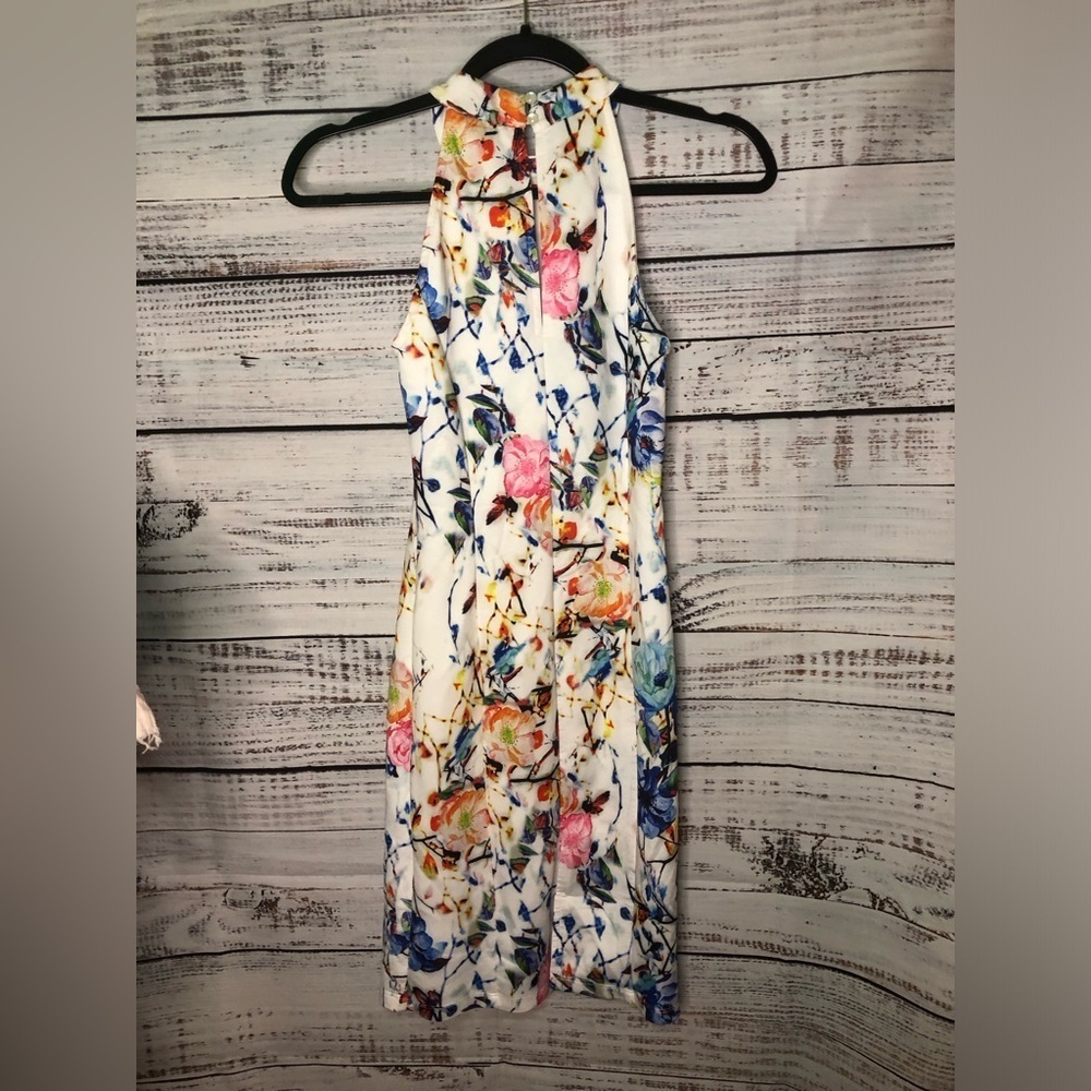 Venus Floral Women's Dress- Multicolor S - Picture 14 of 14